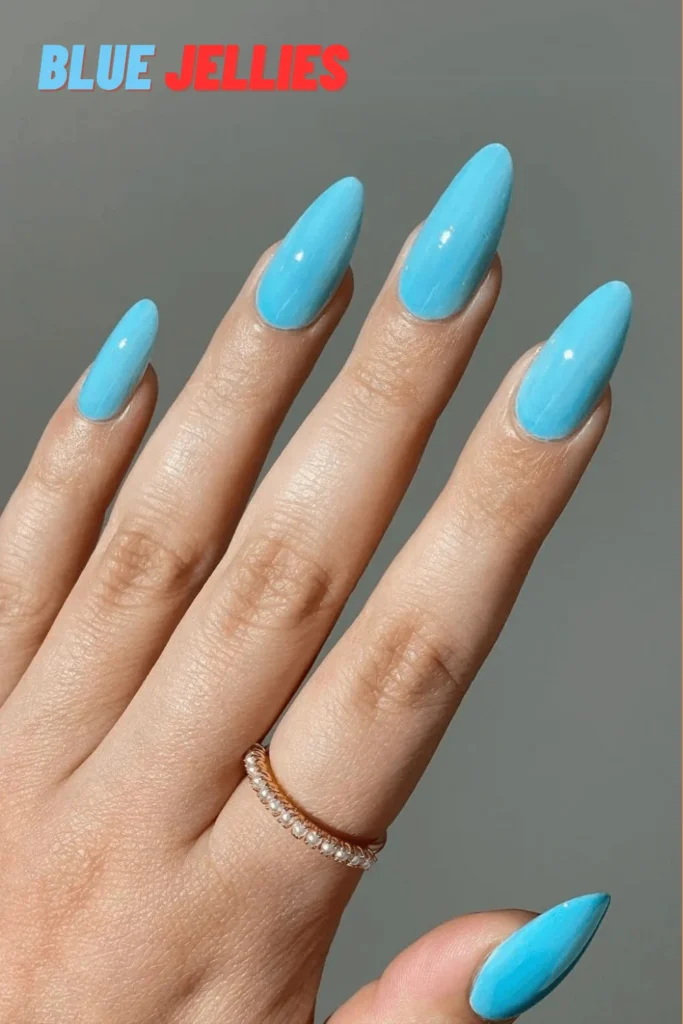 Light Blue Nail
