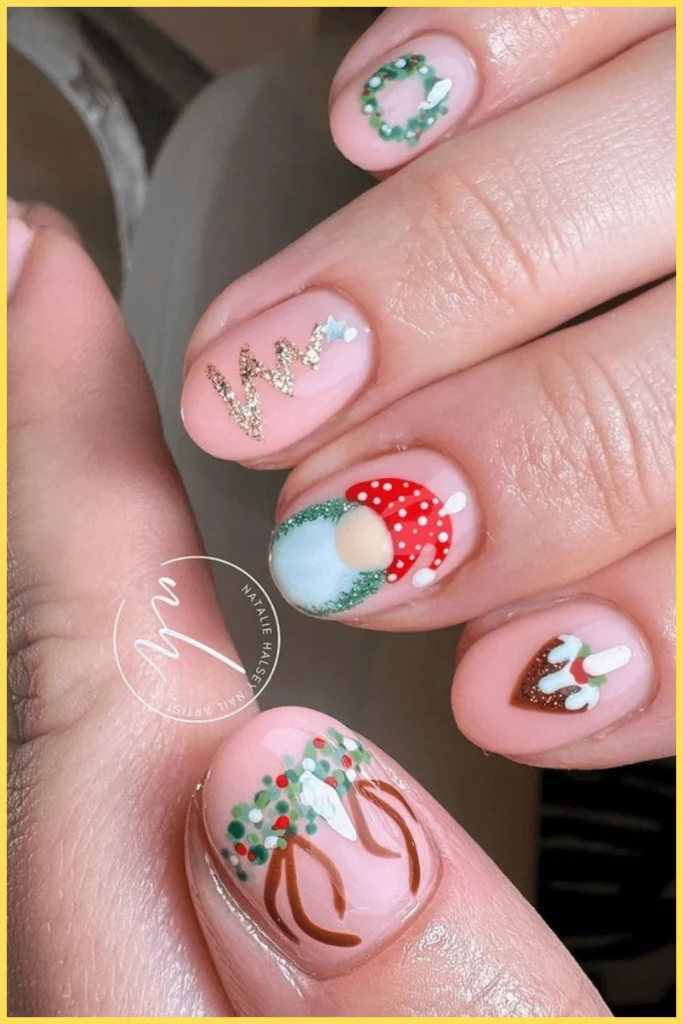 Short Christmas Nails