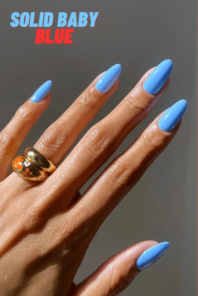Light Blue Nail