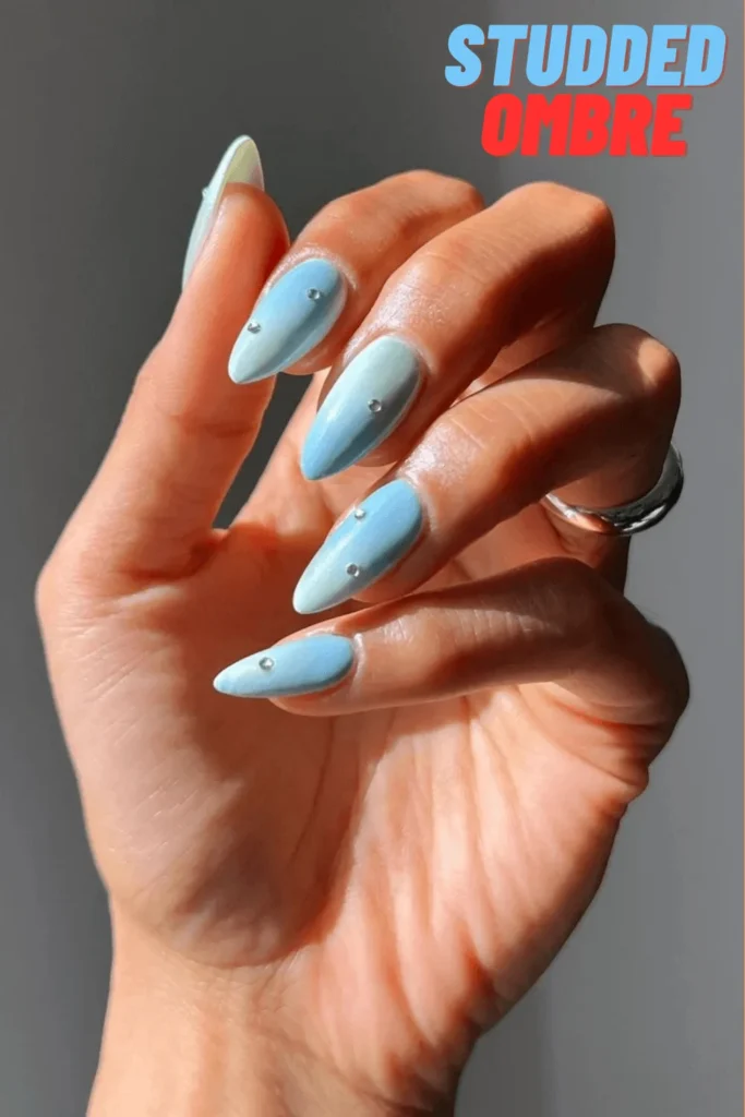 Light Blue Nail
