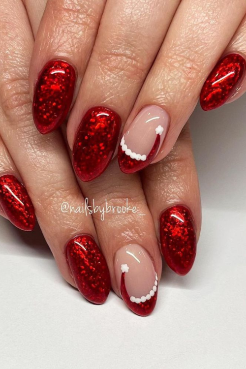 Red Christmas Nails