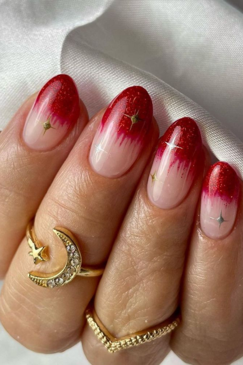 Red Christmas Nails