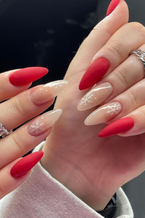 Red Christmas Nails