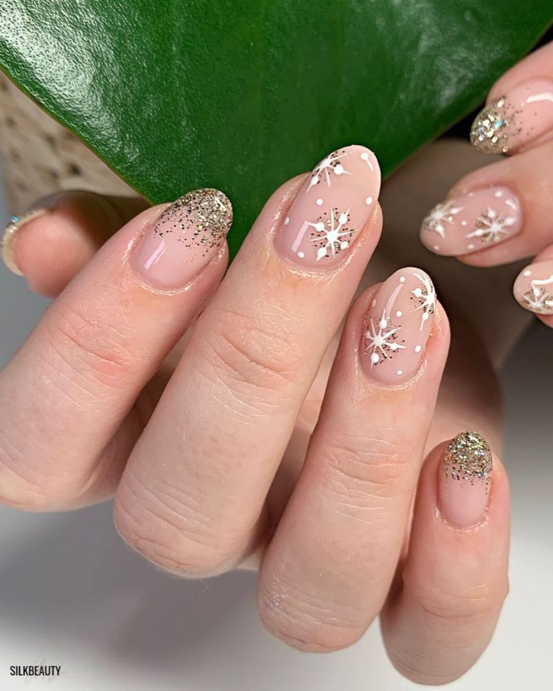 Snowflake Nails