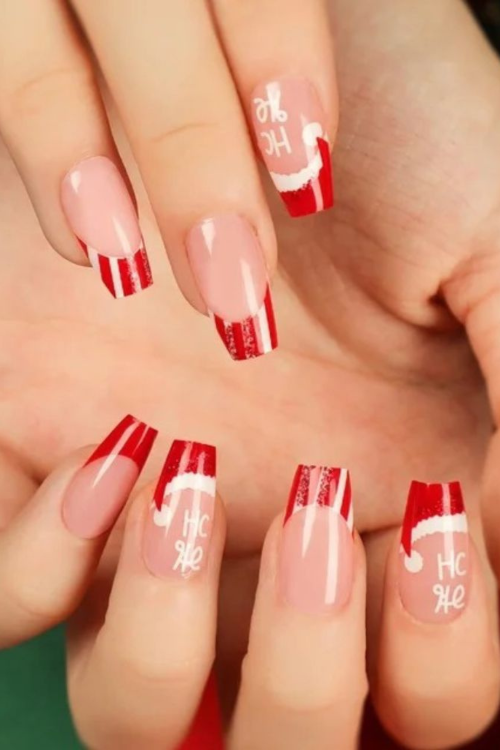 Red Christmas Nails