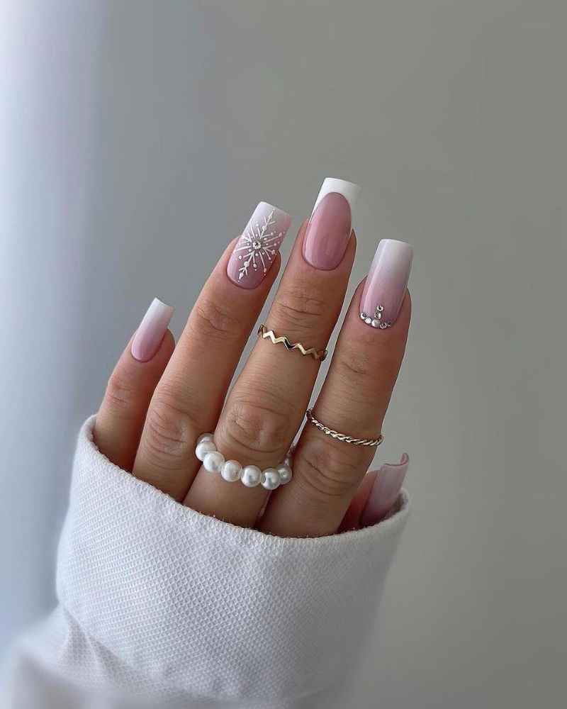 Snowflake Nails