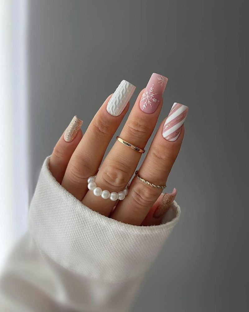 Snowflake Nails