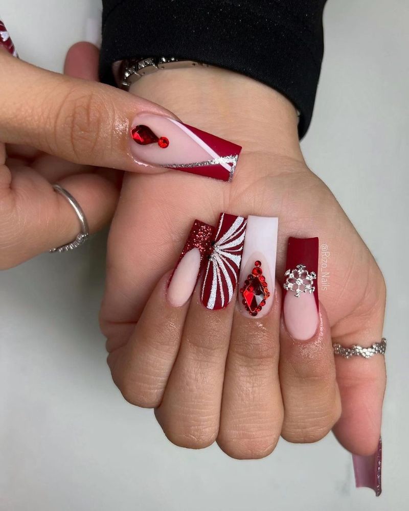 Snowflake Nails